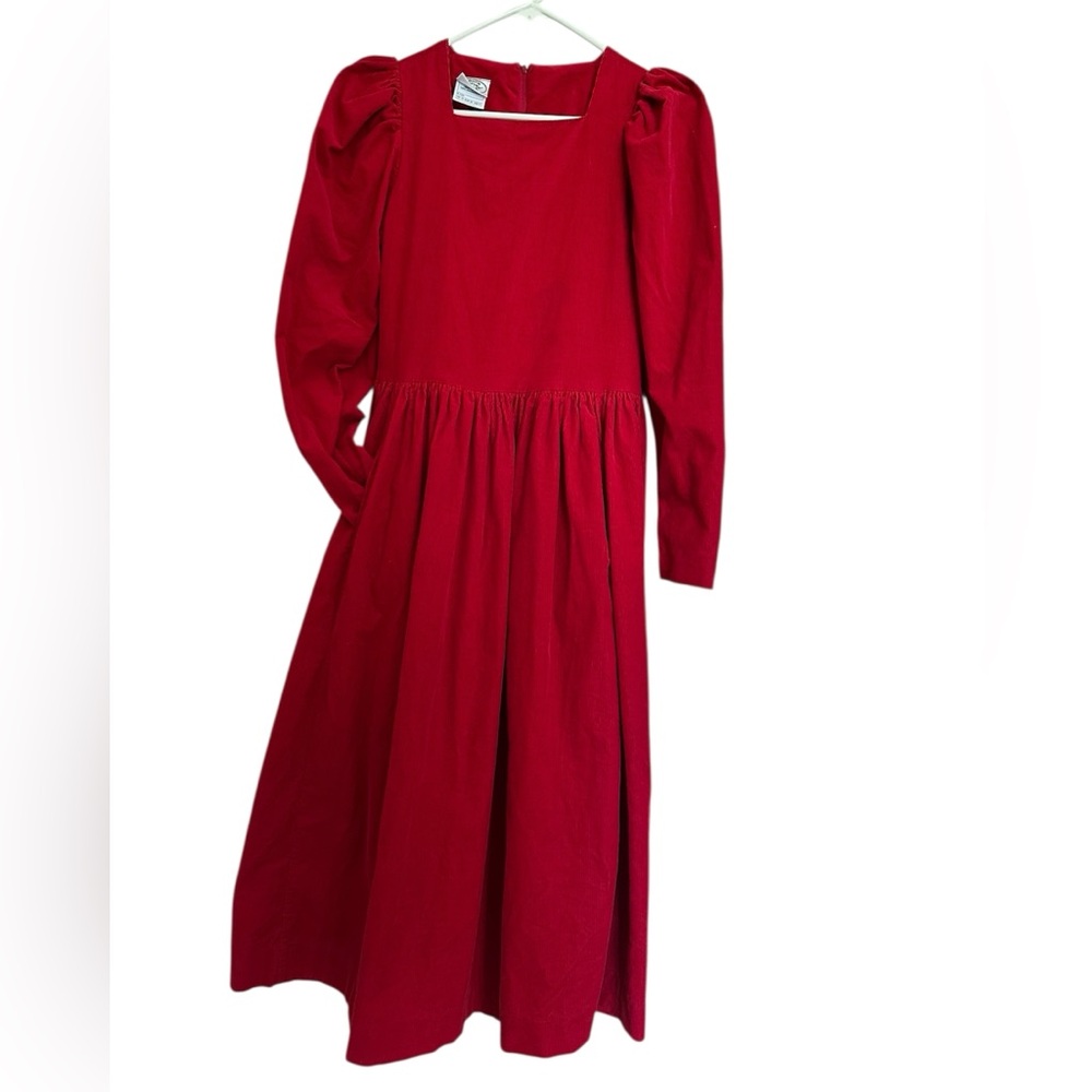 Laura Ashley Red Midi Dress